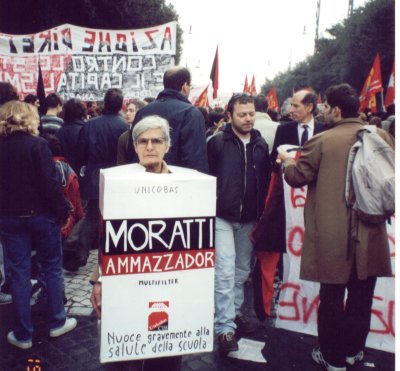 Sciopero del 15 febbraio 2002 contro l'attacco allo Statuto dei Lavoratori e il pessimo progetto di riforma della scuola