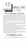 12 Marzo 2001 - Precari - Provveditorato di Roma